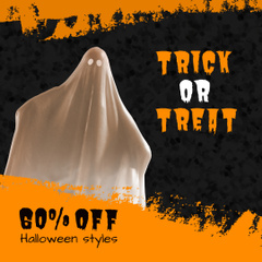 Halloween Style Costumes With Ghost And Discount Offer