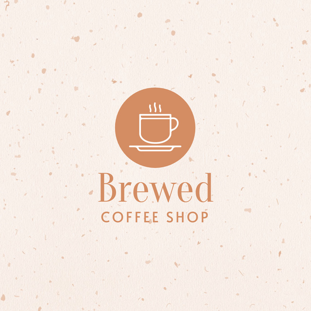 Template di design Promo Coffee Houses with Fragrant Drinks Logo
