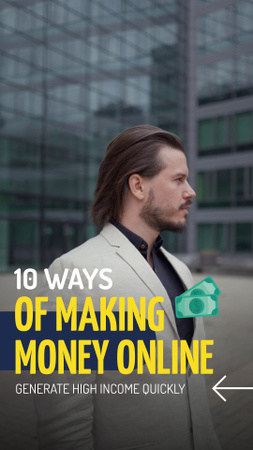 Ontwerpsjabloon van TikTok Video van Essential Set Of Methods For Making More Money Online