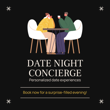 Perfect Date with Your Soulmate Instagram AD Design Template