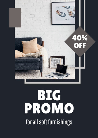 Home Furnishings Discount Flayer Design Template