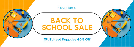 Final Sale on All School Supplies and Stationery Tumblr Design Template