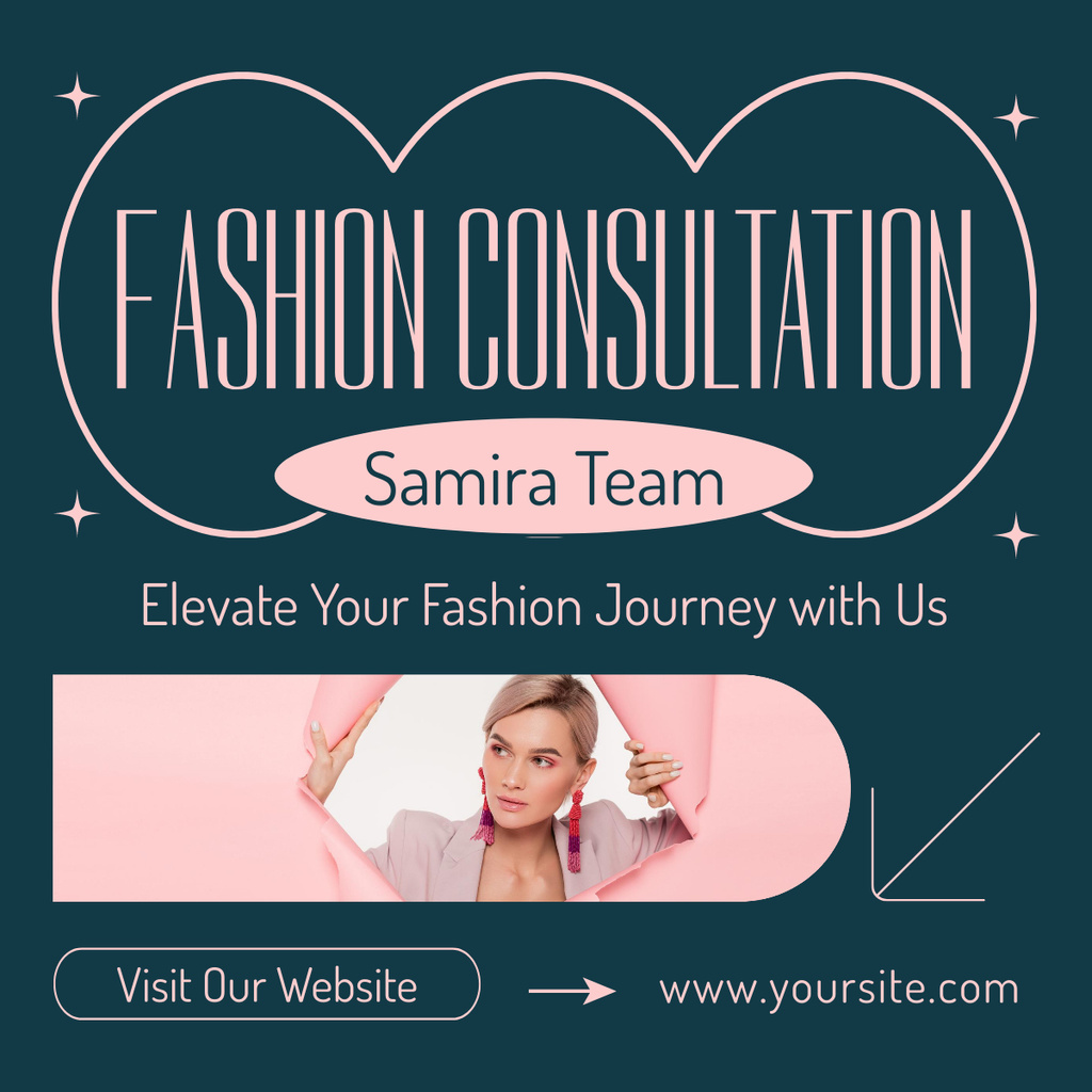 Wardrobe Planning and Consultation Services LinkedIn post Design Template