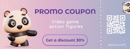 Gaming Toys and Figures Offer Coupon Design Template