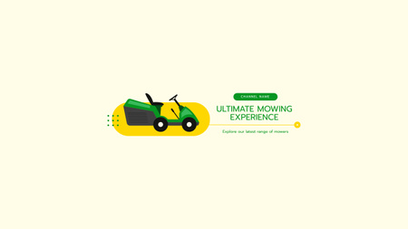 Professional Mowing Experience Promo Youtube Design Template