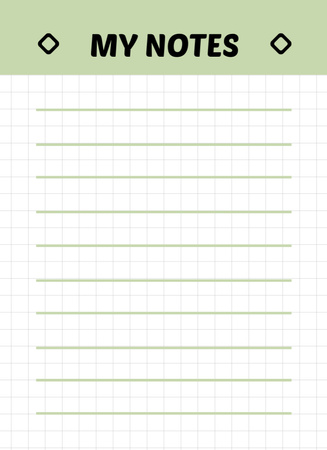 Daily Things To Do List Notepad 4x5.5in Design Template