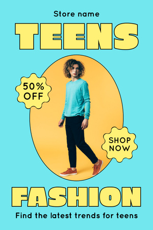 Stylish Fashion Collection For Teens Sale Offer Pinterest Design Template