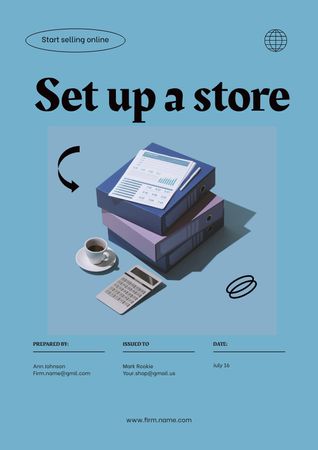Services to Setup Your Store Proposal Design Template