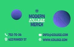 Modern College Merch Promotion