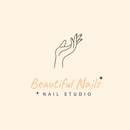 Nail Salon Services Offer Logo Tasarım Şablonu