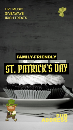 Patrick’s Day For Families With Irish Treats Instagram Video Story tervezősablon