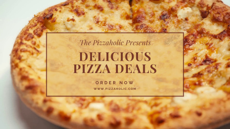 Modèle de visuel Delicious Pizzeria Special Offer - Full HD video