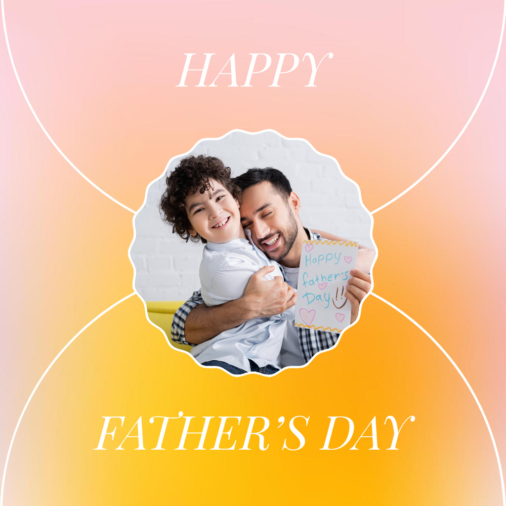 Designvorlage Father’s Day Gift for Dad für Instagram