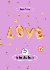 Valentine`s Day Sale Offer For Hairdress