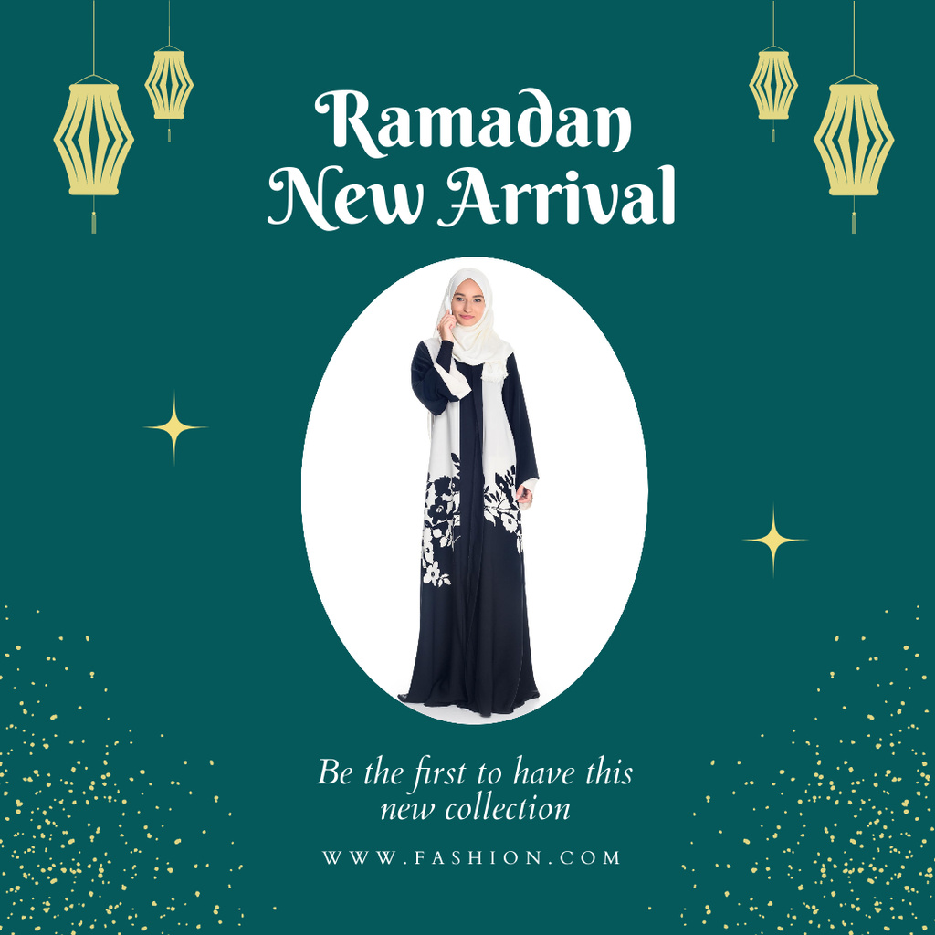 Plantilla de diseño de Ramadan New Arrival of Fashion Instagram 