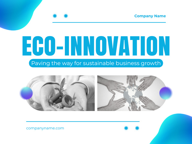 Template di design Eco-Innovation for Successful Business Presentation