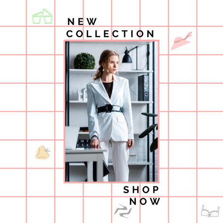Polished Women's Fashion Clothes Instagram Design Template