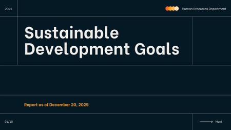 Platilla de diseño Sustainable Ways to Achieve Business Goals Presentation Wide