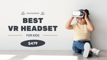 VR Equipment Sale Offer Youtube Thumbnail Modelo de Design