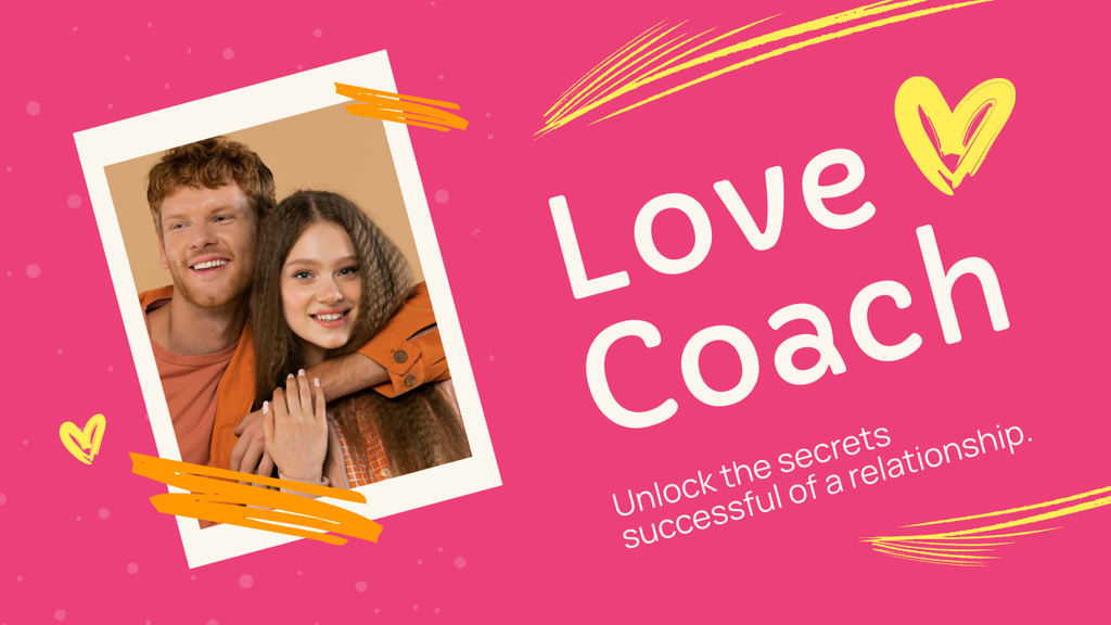 Modèle de visuel Love Coach for Everyone - Youtube Thumbnail