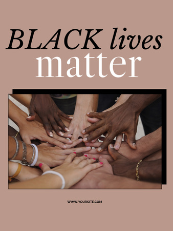 inspirációs frázis sokszínű emberekkel Poster US tervezősablon