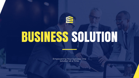 Platilla de diseño Presenting Insightful Business Solutions For Success Presentation Wide