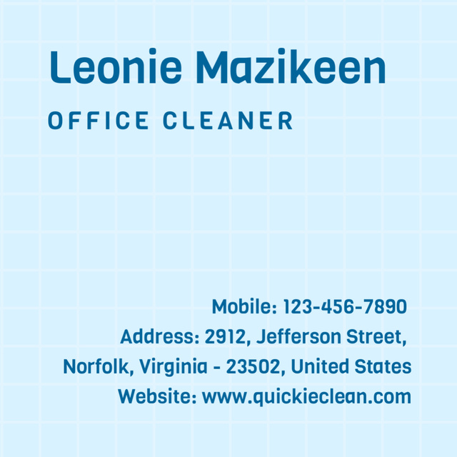 Quick Cleaning Services Offer Square 65x65mm Design Template