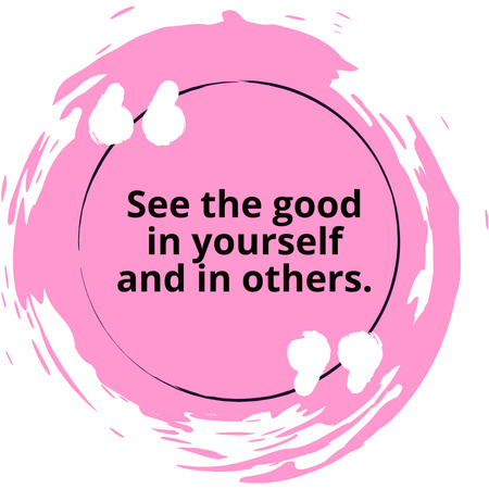 Platilla de diseño Wisdom Quote About Positivity Instagram