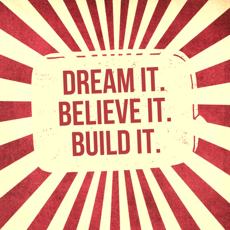Platilla de diseño Motivational Quote About Dreaming And Aspiring Instagram
