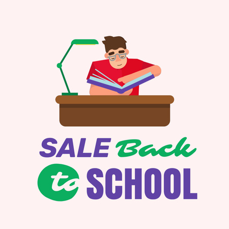 Limited-time Back to School Stuff Offer Animated Post Design Template