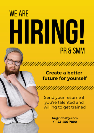Hiring specialists Poster Poster Design Template