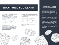 Online Courses in Math with Geometric Shapes