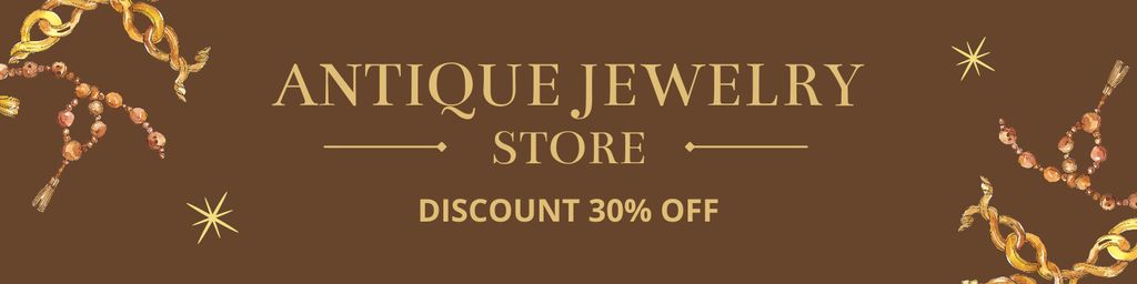 Antique Jewelry With Discounts Offer In Shop Twitter – шаблон для дизайна