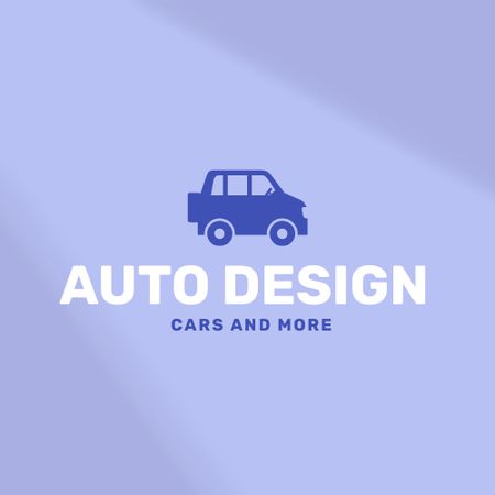 Emblem with Car Logo Design Template
