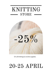 Knitting Store With Discount And Yarn