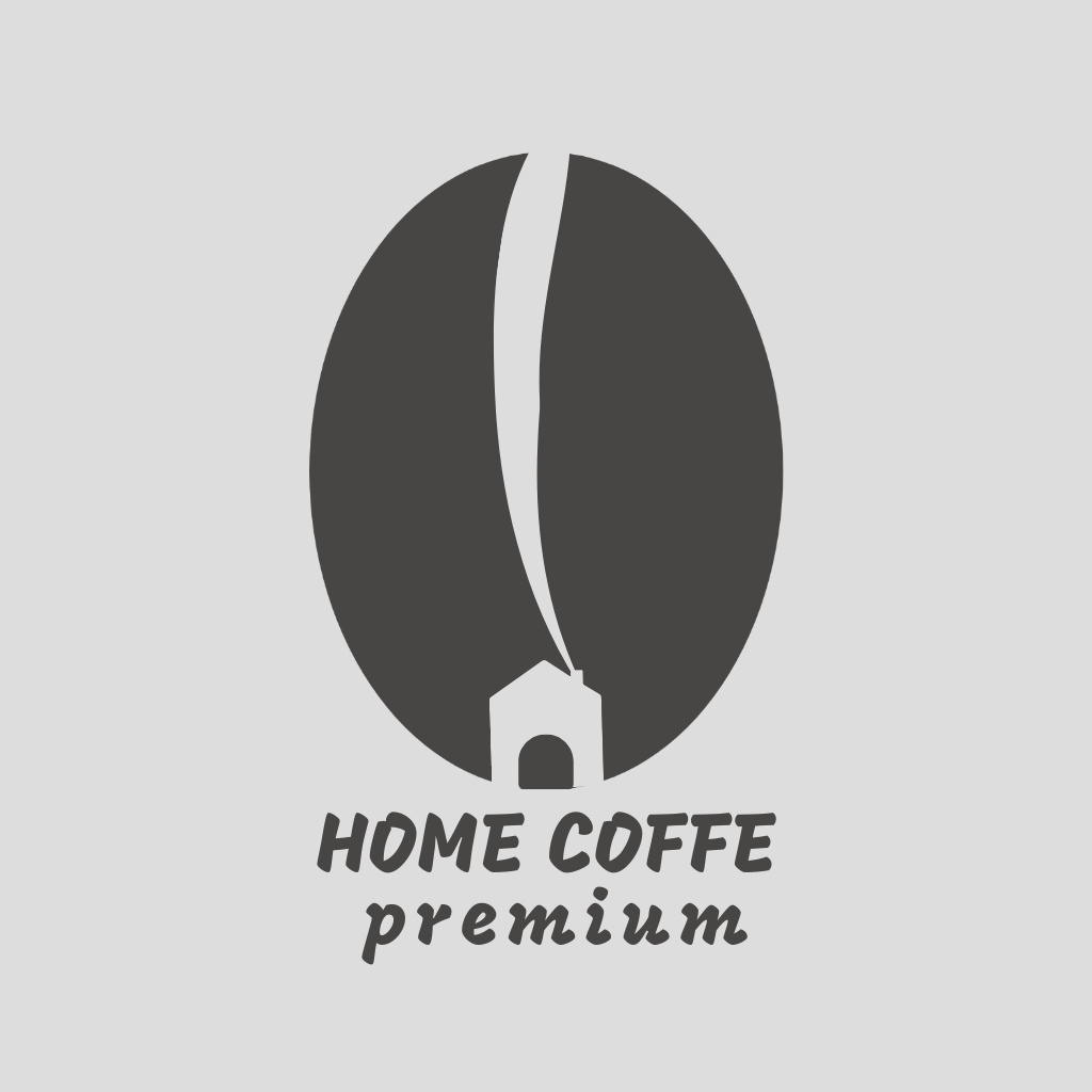 Designvorlage Emblem of Coffee Shop with Coffee Premium Quality für Logo