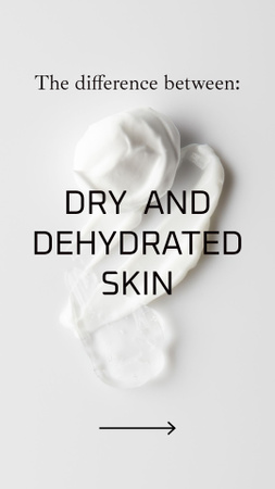 Skincare Cream Ad Instagram Story Design Template