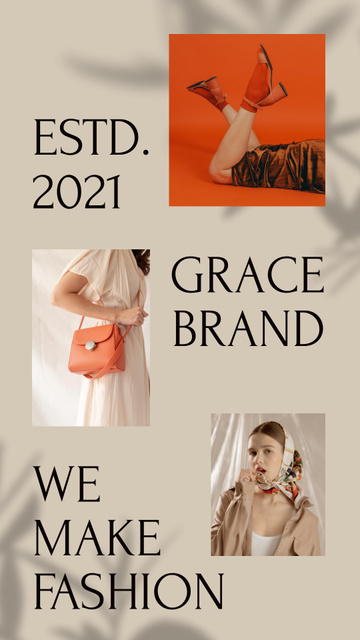 Designvorlage Fashion Ad with Women in Elegant Outfits für Instagram Video Story