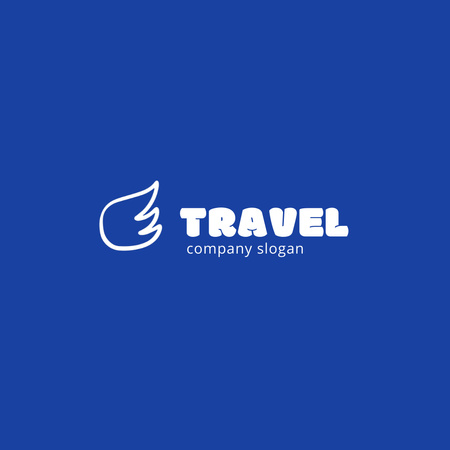 Yksinkertainen kiertuetarjous Bluessa Animated Logo Design Template