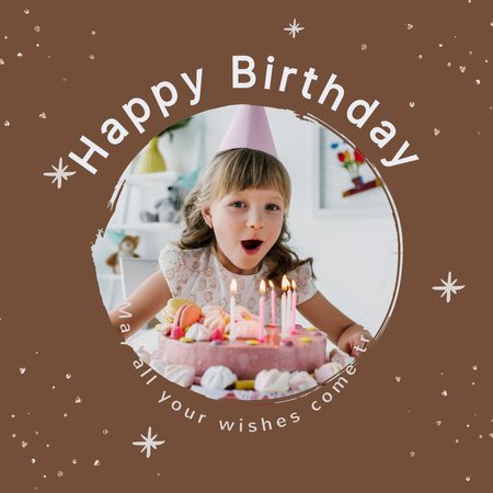 Birthday Card Instagram Design Template