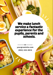 School Meal Service Ad