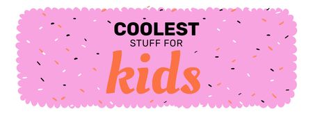 Kids' Stuff ad Facebook cover Modelo de Design