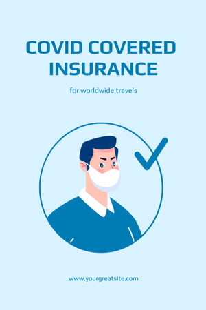 Сovid Insurance Offer Flyer 4x6in Design Template
