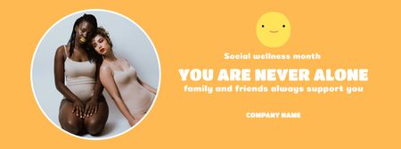 Template di design Inspiration for Support Others Facebook Video cover