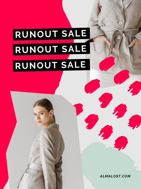 Women's Day Holiday Sale with Women in Costumes Poster US – шаблон для дизайну