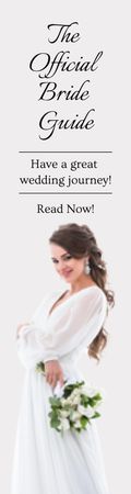 Ontwerpsjabloon van Skyscraper van Bride Guide to Wedding Planning