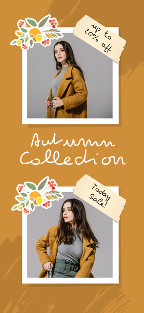 Ontwerpsjabloon van Snapchat Geofilter van Autumn Collection for Women