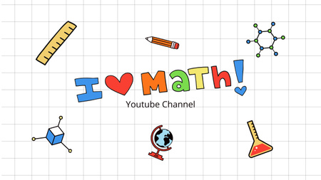 Illustrated Science Symbols Youtube tervezősablon