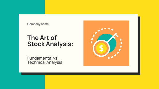 Overview of Strategies of Stock Analytics Presentation Wide tervezősablon