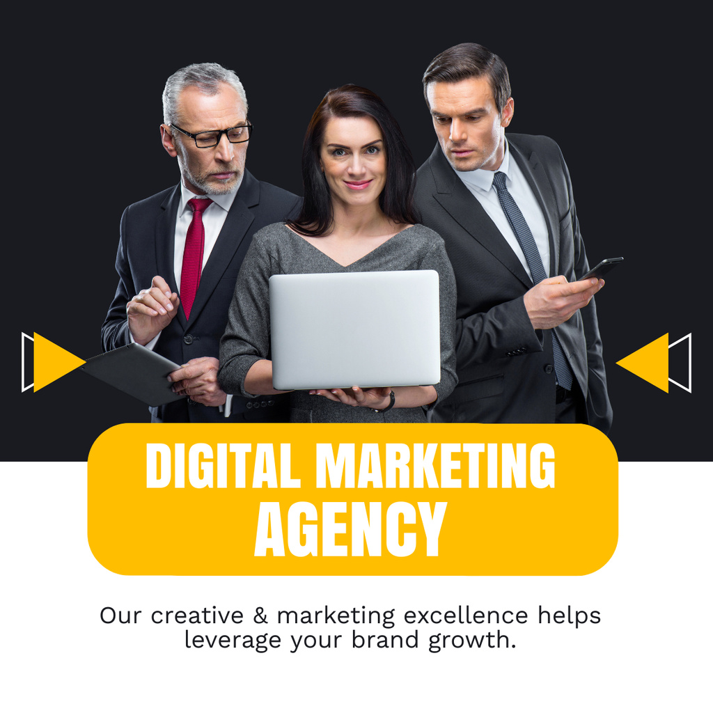 Designvorlage Service Offering Digital Marketing Agency Specialists für LinkedIn post